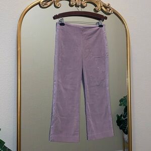 Three Dots Corduroy Straight Leg Pants Color: Peachy Plum Size 8